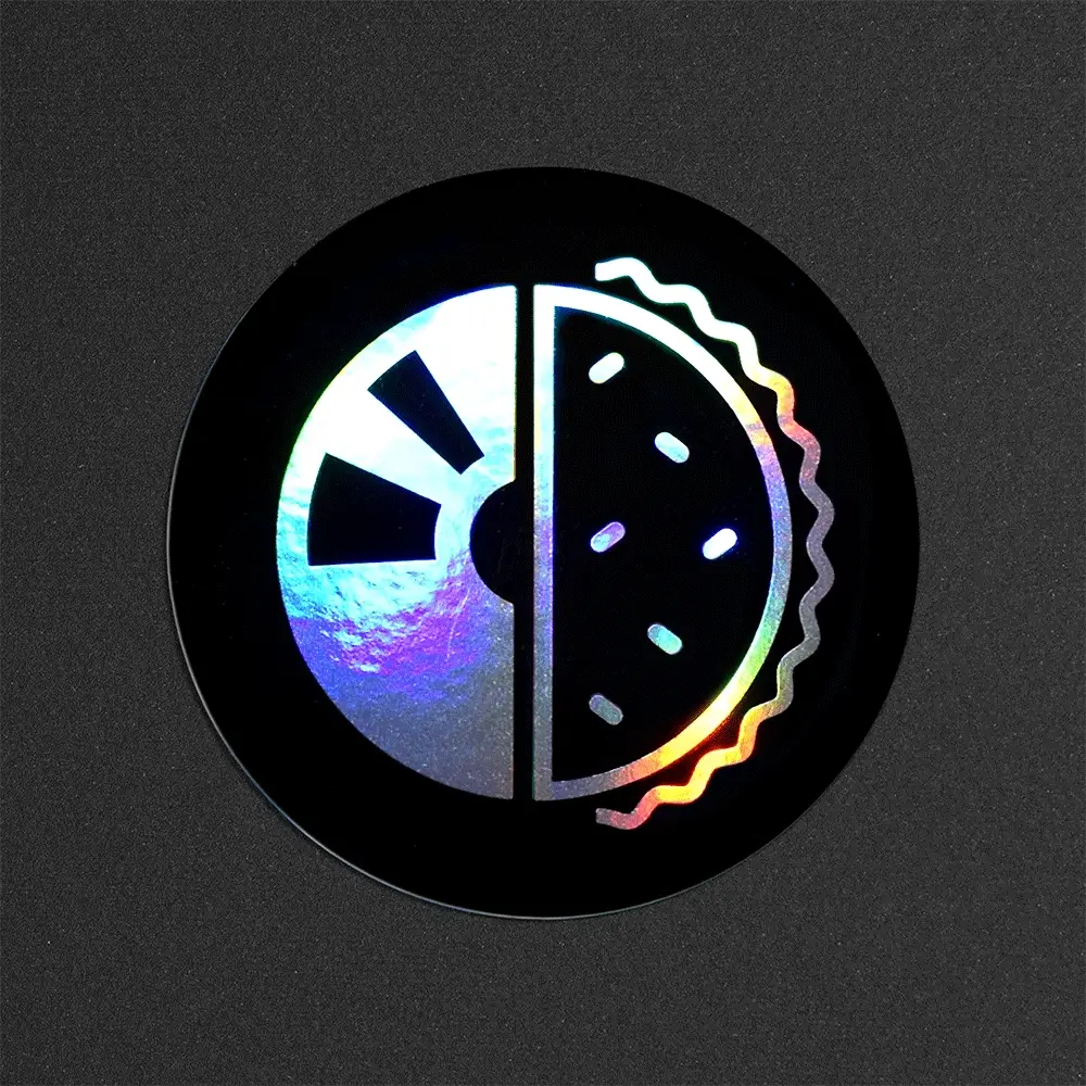 Holo Taco Logo Sticker - Image 3
