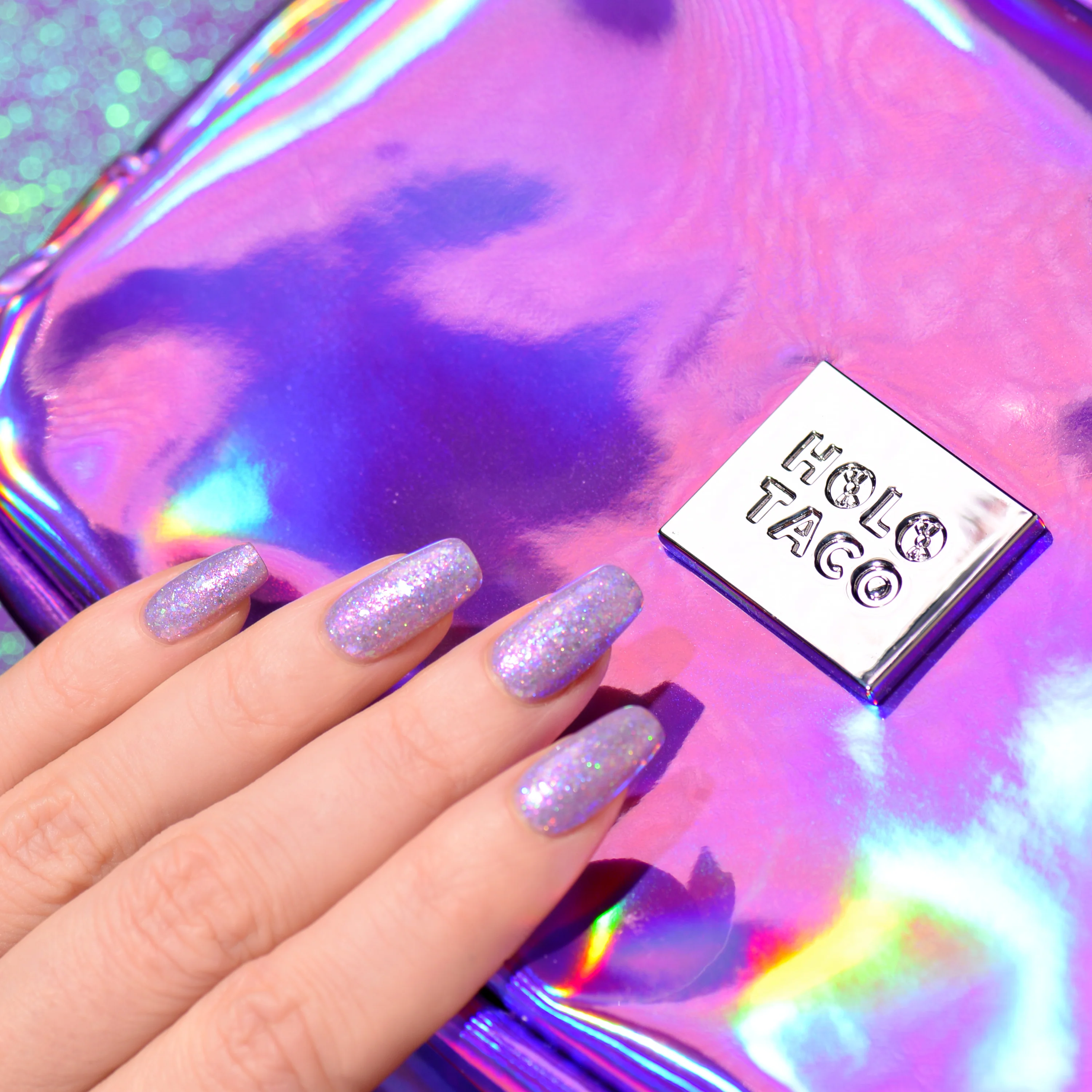 Purple Holo Pouch - Image 4